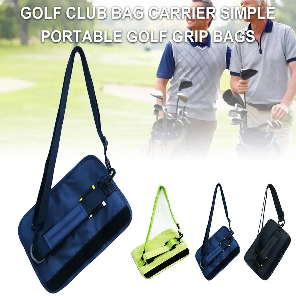 Mini Golf Club Bag Portable Lightweight Golf Clubs Carry Bag With Three Clubs Mini Nylon Golf Clubs Golf Accessories Bag Cover