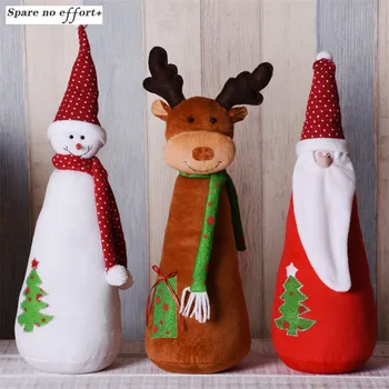 

Christmas Decoration for Tree Santa Claus Snowman Elk Figurines Xmas Gift Dolls Home Supplies Navidad Decoraciones Para El Hogar