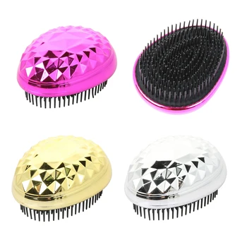 

Egg Mini Travel Hair Brush Soft Pins Comb Hair Ties Detangler for Wet or Dry Hair for All Hair Types Gifts For Women