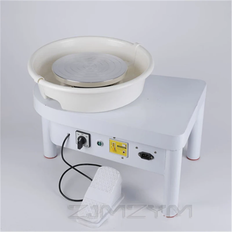 

25cm 350W Electric pottery wheel shapes ceramic machine household children ceramic drawing machine with tray foot pedal