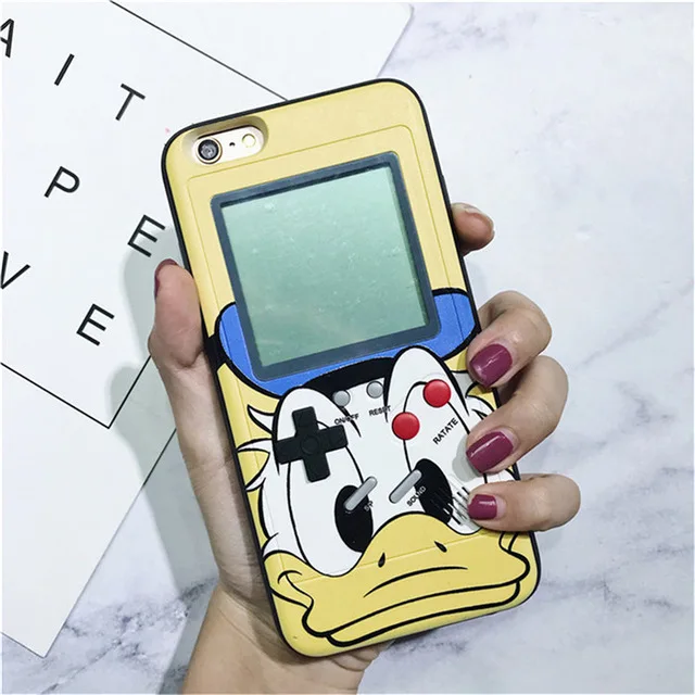 Ретро Teris Gameboy чехол для телефона для iPhone 11 Pro Max X XS MAX XR Мягкий ТПУ чехол для мальчика чехол для игры для Iphone 6 6S 7 8 Plus Capa - Цвет: Yellow M1
