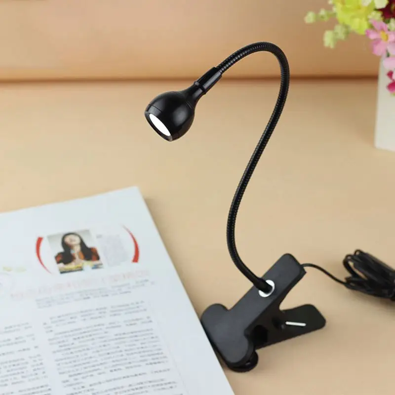 

LED USB 5V white light reading protect eye bedside lamp, night light
