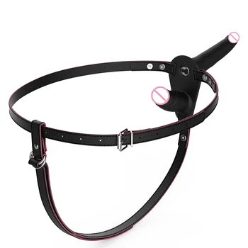 Single Double Penis Strapon Realistic Dildo Panties Ultra Elastic Harness Belt Strap On Big Dildo Vibrator Sex Toys for Woman 6