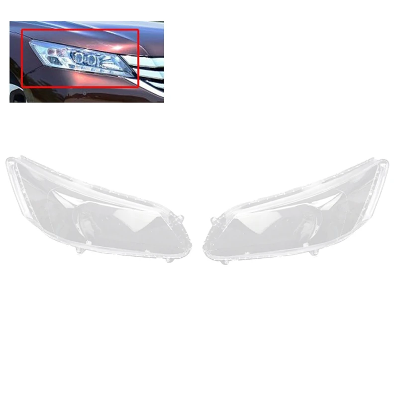 

Car Clear Headlight Lens Cover Replacement Headlight Shell Cover for Honda Accord 2013-2017