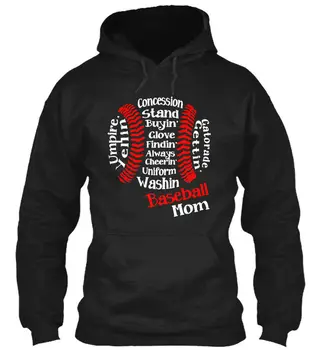 

Baseball Mom Cloud Text, Definition Funny Tee Hoodie Sweatshirt men long sleeve gym jogger winter summer coat