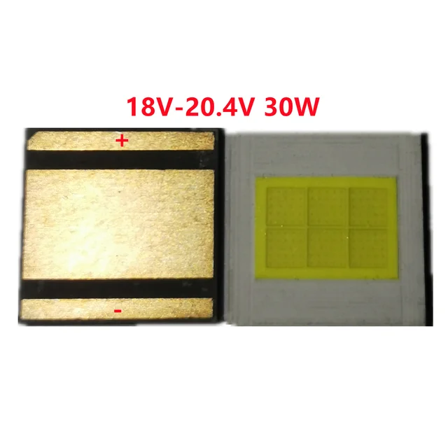 LED blanco de 6000K para faros de coche, Chip SMD XHP mkr 7070, 9V-10,2 ...