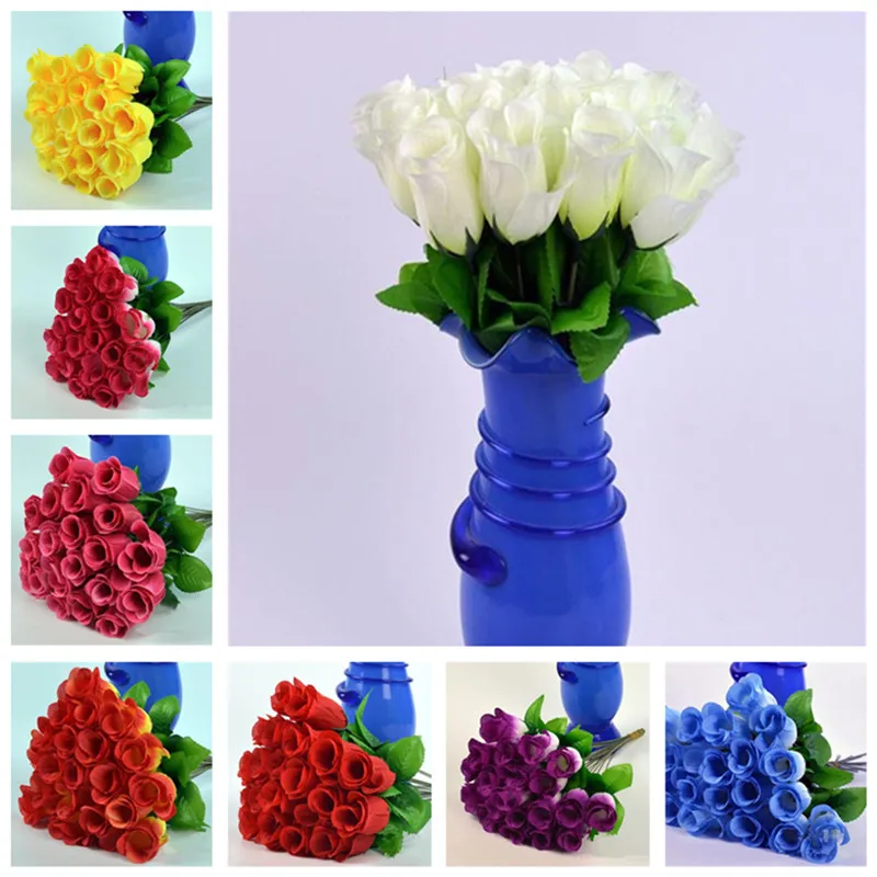 Новинка 100 шт. Искусственные Свадебные Декоративные цветы длиной 30 см/11 8 дюйма