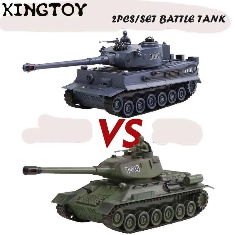 Kingtoy Rc боевой танк Забавный пульт дистанционного управления война стрельба Танк