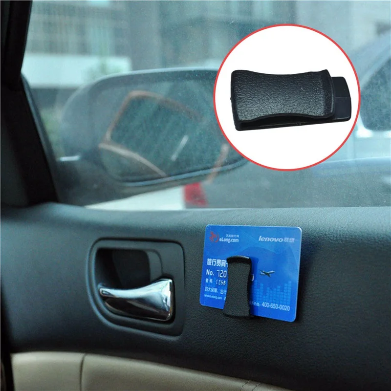 

New Car Hook Card Holder Multifunction Inserter Storage Convenient Card Reader Auto Interior Accessories