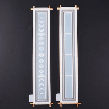 

Moon Phase Incense Box Storage Resin Casting Mold Sun Moon Star Container Mold Incense Sticks Holder Mold