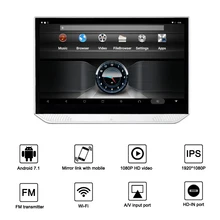 ZWNAV Автомобильный дисплей HDMI USB 13,3 дюймов Android 9,0 Автомобильный подголовник монитор 1080P HD сенсорный экран wifi Bluetooth ультра-тонкий MP5 видео