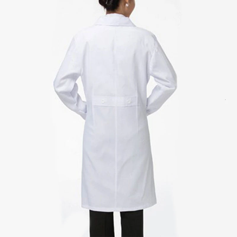 S-2XL, медицинская униформа, белая лабораторная куртка, унисекс, доктор, пальто, медсестры, для кормящих мужчин и женщин, Длинные куртки