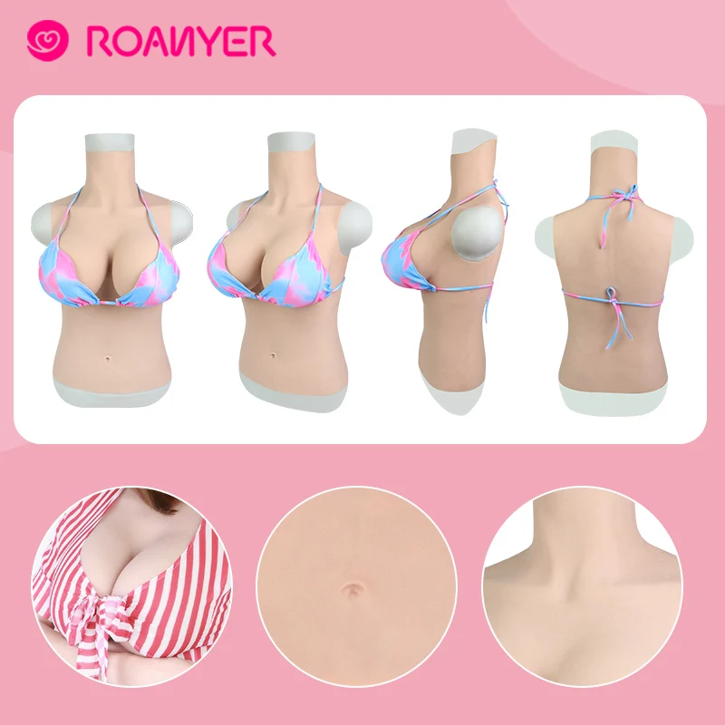 Roanyer crossdressing G cup силиконовая форма для длинных грудных форм поддельные Большие