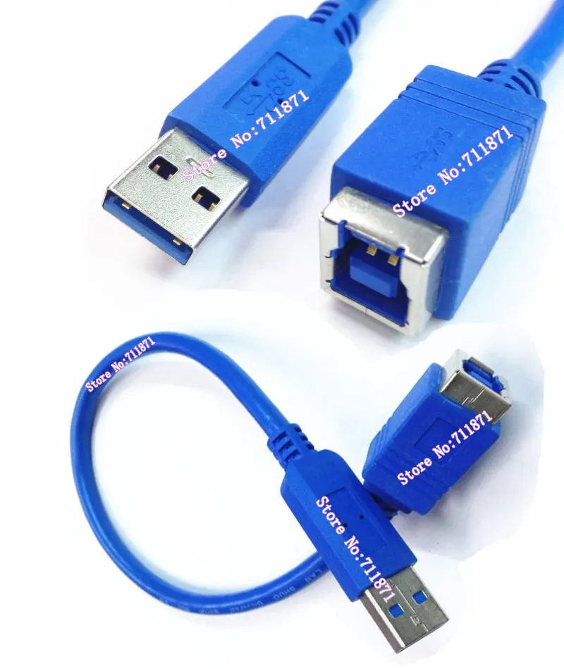 30cm Short Usb3.0 A Male To B Female Cable Line Usb 3.0 A Male B Female