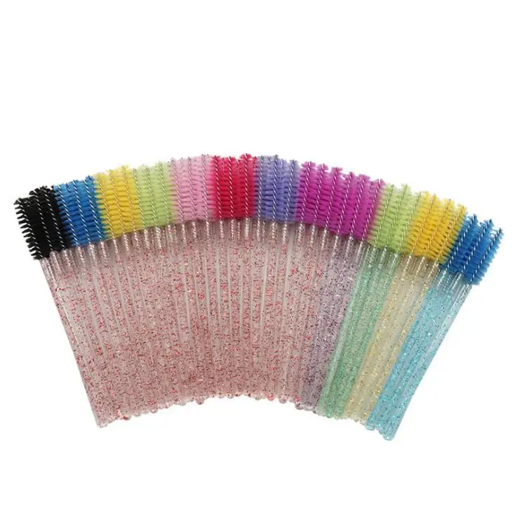 

100bags 50pcs/bag Factory direct crystal rod disposable eyelash brush SN01