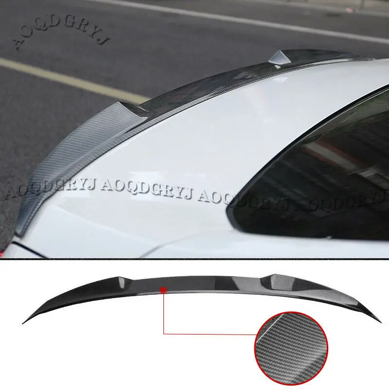 

Carbon Fiber Look Rear Trunk Wing Lip Spoiler For Honda Accord 10th 2018-2020 Car modification