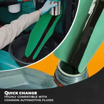 

1PC Flexible Foldable Draining Tool Funnel Flexible Oil Draining Folding Funnel for Motorcycle Farm Machine Funnel Car