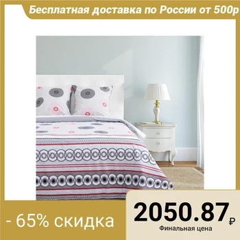 

Bed linen Ethel 2 joint venture "Abstraction" 175x215 cm, 200x220 cm, 70x70 cm -2 pieces