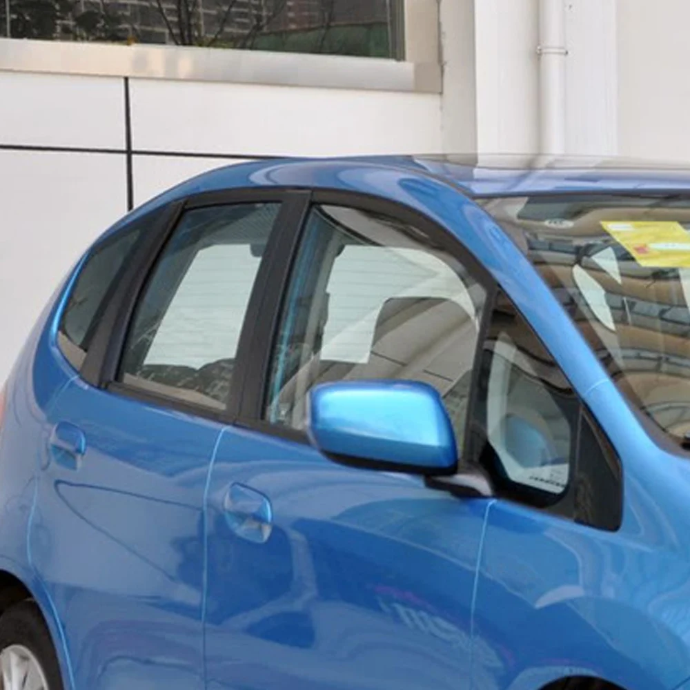 Для HONDA JAZZ FIT 2007- окна автомобиля Защита от солнца дождь козырьки щиток Shelter Защитная крышка рамка наклейка внешние аксессуары