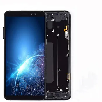 

6.0 inches Super AMOLED LCDs For SAMSUNG Galaxy A8 Plus 2018 A730 LCD Display+Touch Screen Digitizer Replacement With Frame LCD