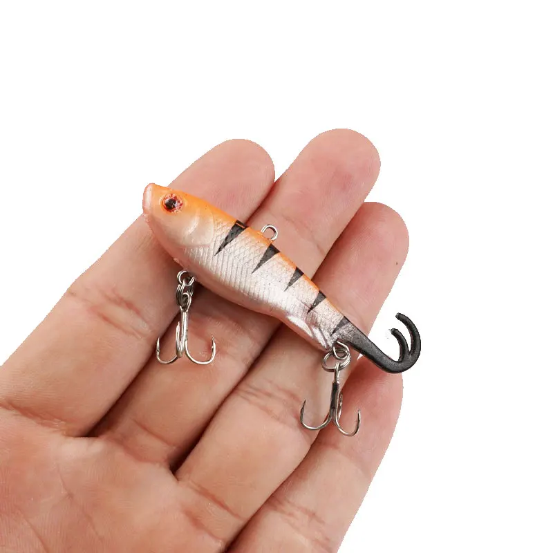 1 pcs Soft VIB 12g/67mm Plastic Artificial Fishing Lures Deep Sinking  Wobblers Pesca Crankbait Bass Trout Fish Bait