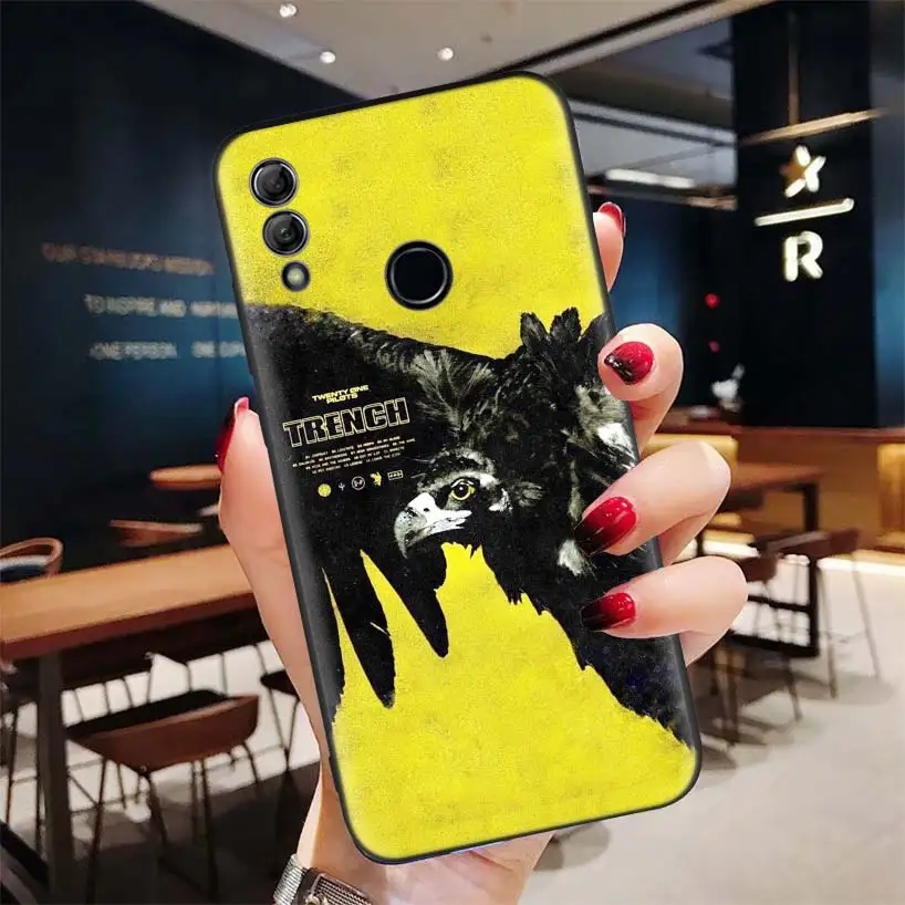 «Twenty One Pilots» желтый плащ-Тренч искусство черный чехол для huawei Y9 Y5 Y6 Y7 Honor 10 9 Lite 9X8X8 S 8A фотоаппаратов моментальной печати 7S 7A 10i 20i V20 телефон C - Цвет: BD208-2