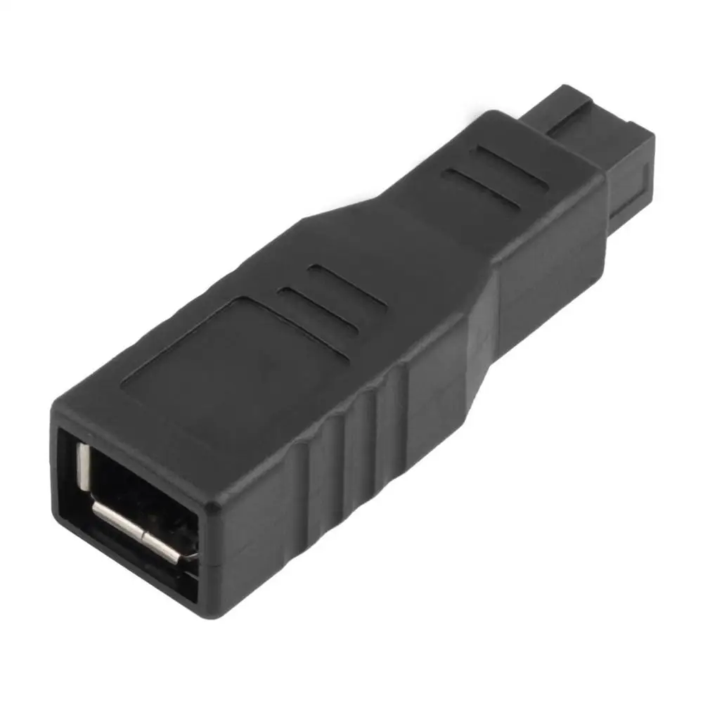 1 шт./2 шт. Новый Пожарный провод 800 до 400 адаптер соединитель 9/6 Pin IEEE 1394 черный