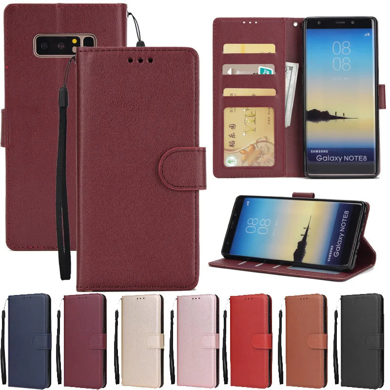 Leather Case For Samsung Galaxy S21 S20 S10 S9 S8 Plus/Ultra/Lite S7 S6 Edge S5 S20FE