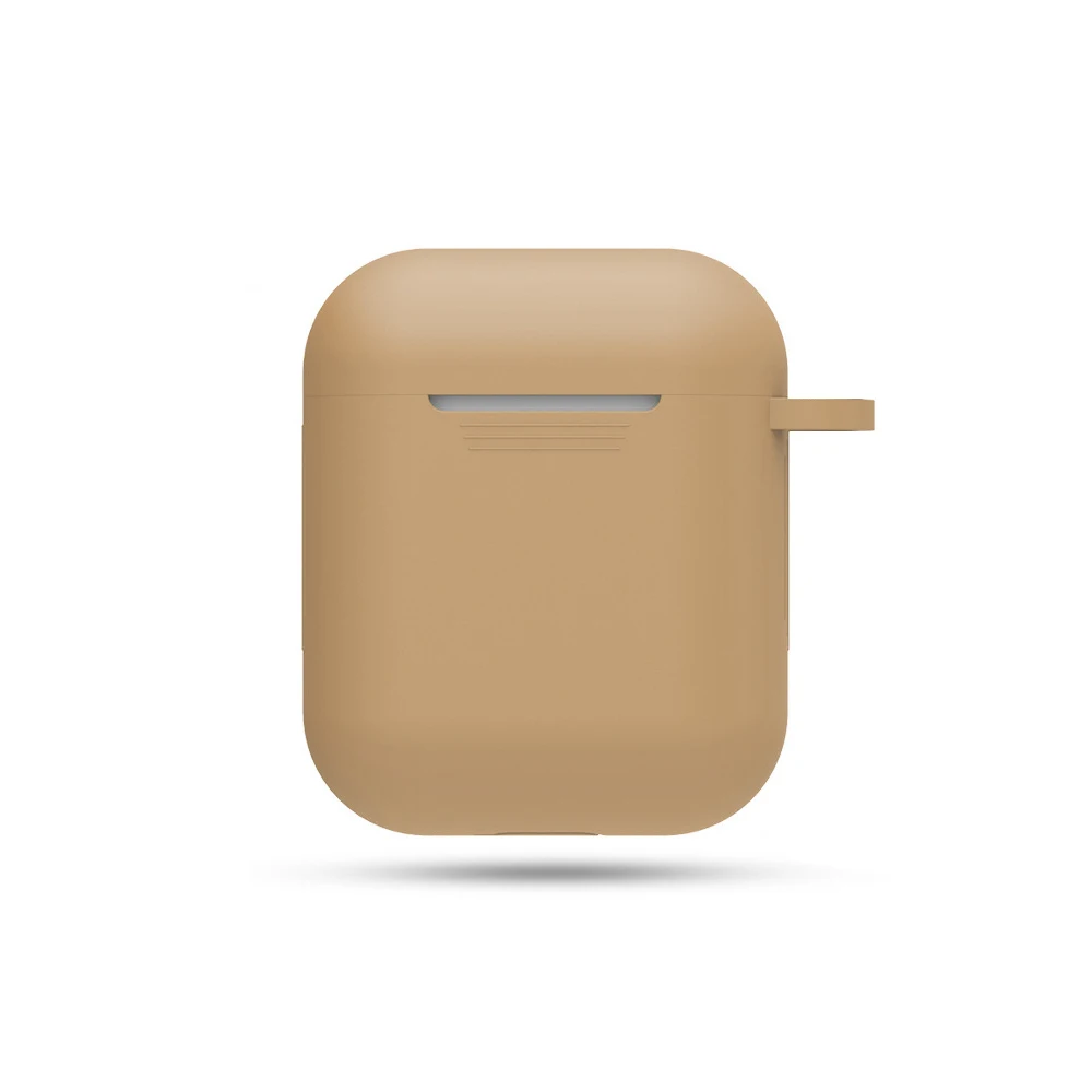 Milk tea Чехол для наушников для Apple AirPods, чехол, настоящие беспроводные Bluetooth наушники для Air Pods, защитный чехол, аксессуары для AirPod - Цвет: Milk tea