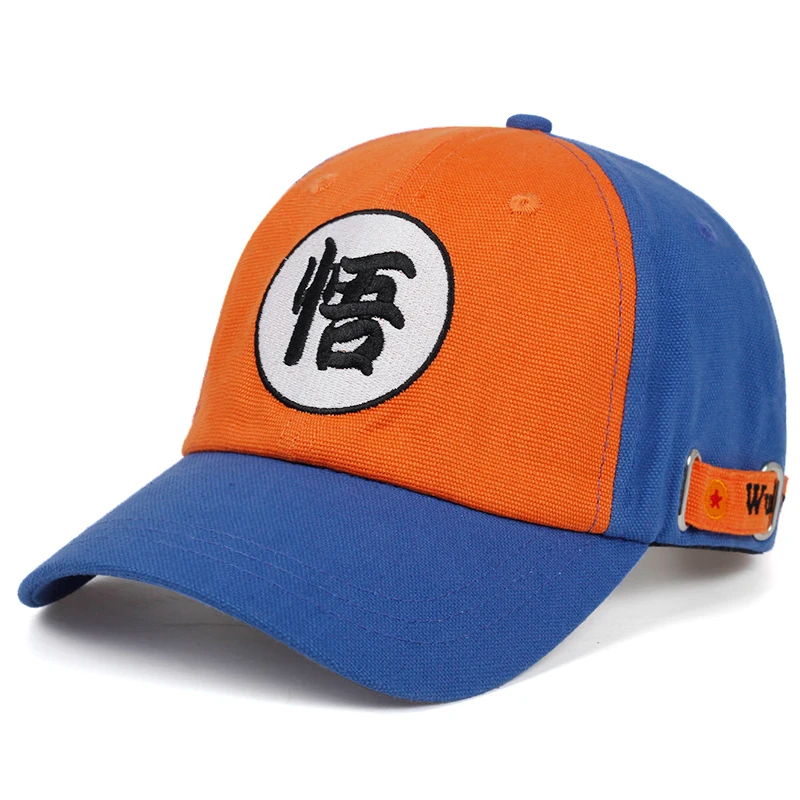 High Quality Cotton Dragon Ball Z Goku Baseball Caps Hats For Men Women Anime Dragonball Adjustable HipHop Snapback cap Hat