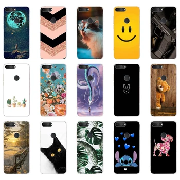 

Sof TPU Case For Alcatel 1S 1 S 2019 Cartoon Cat Cute Patterned Silicone Back Cover For Alcatels 1S Protective Phone Shell Coque
