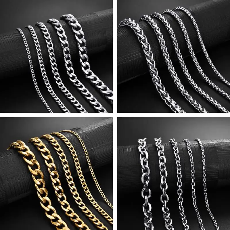 Stainless Steel Chain Bracelet for Men 3-11mm - Image 5