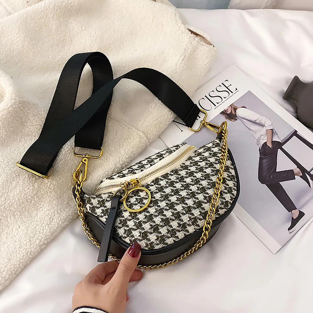 Модный пояс-цепь сумки пакет банан поясная сумка брендовая поясная сумка Женская поясная сумка из искусственной кожи нагрудная сумка для живота сумка через плечо