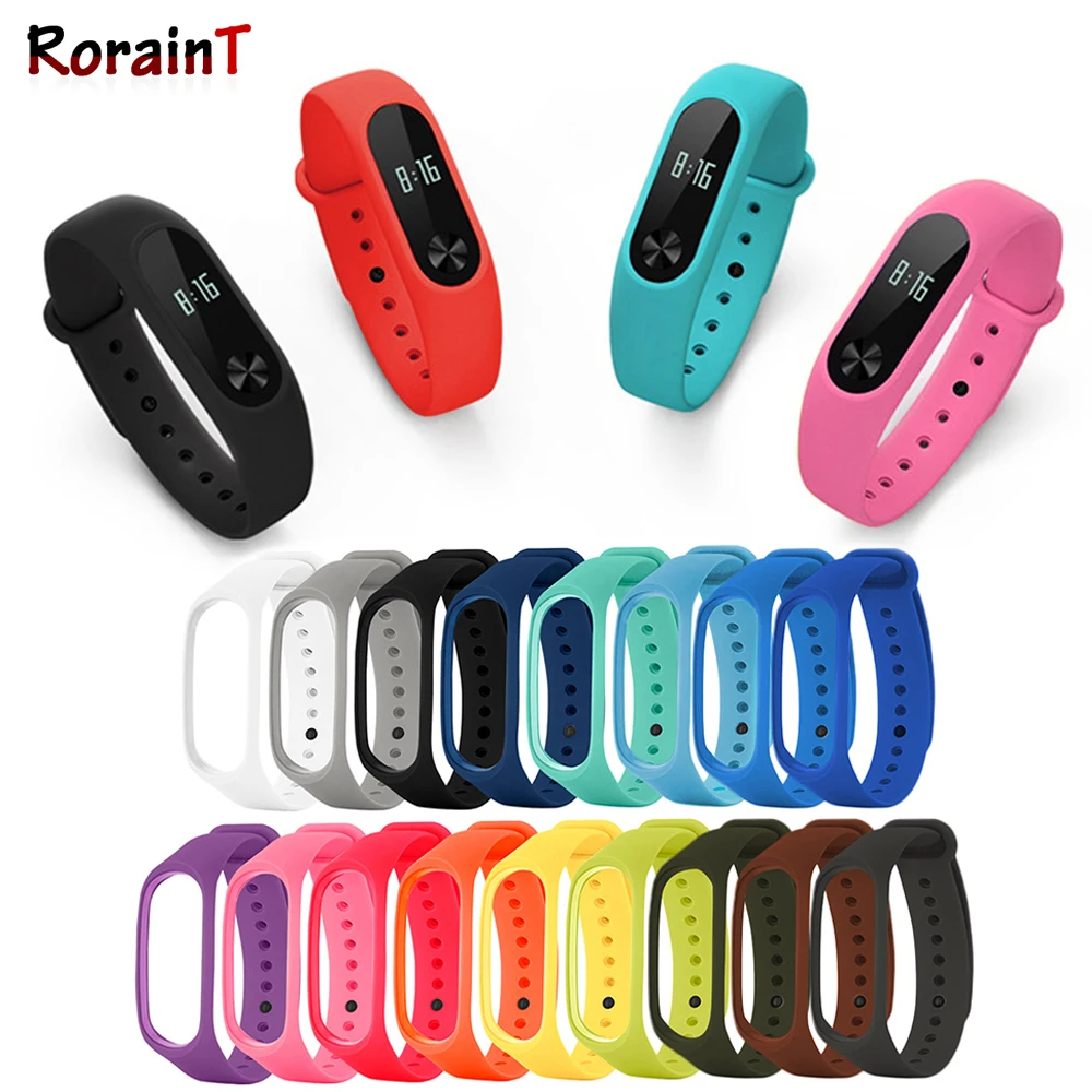 Ремешок силиконовый для Xiaomi Mi band 3 4 | Наручные часы