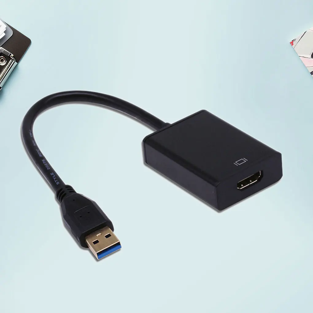 USB 3,0 к HD 1080P видео кабель адаптер для ПК ноутбука HDTV видео кабель из алюминиевого сплава конвертер