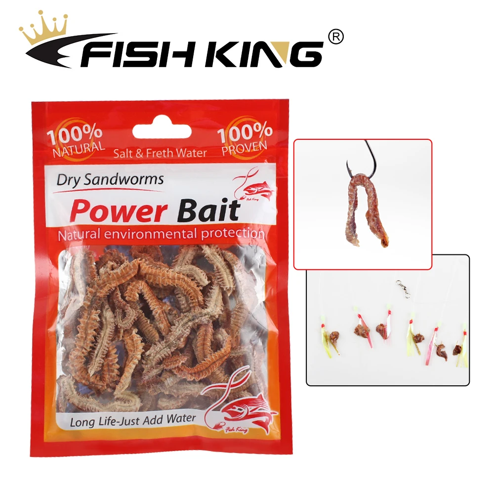Fish King 6 10グラム自然乾燥sandwormsライブ釣り淡水用ナマズ生臭ソフト餌 Fishing Lures Aliexpress