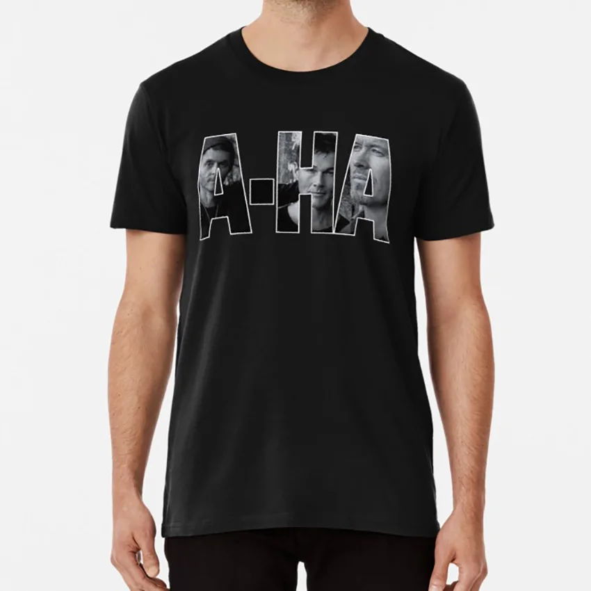 

a-ha T shirt a ha aha take on me pop 80s eighties back norwegian