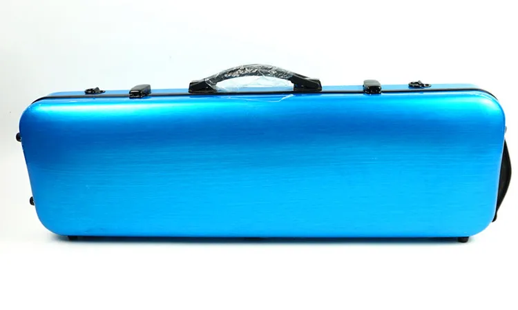 Blue Цена от производителя, продолговатый чехол для скрипки из углеродного волокна, чехол для скрипки 4/4 с сумкой для музыкальных листов - Цвет: Blue