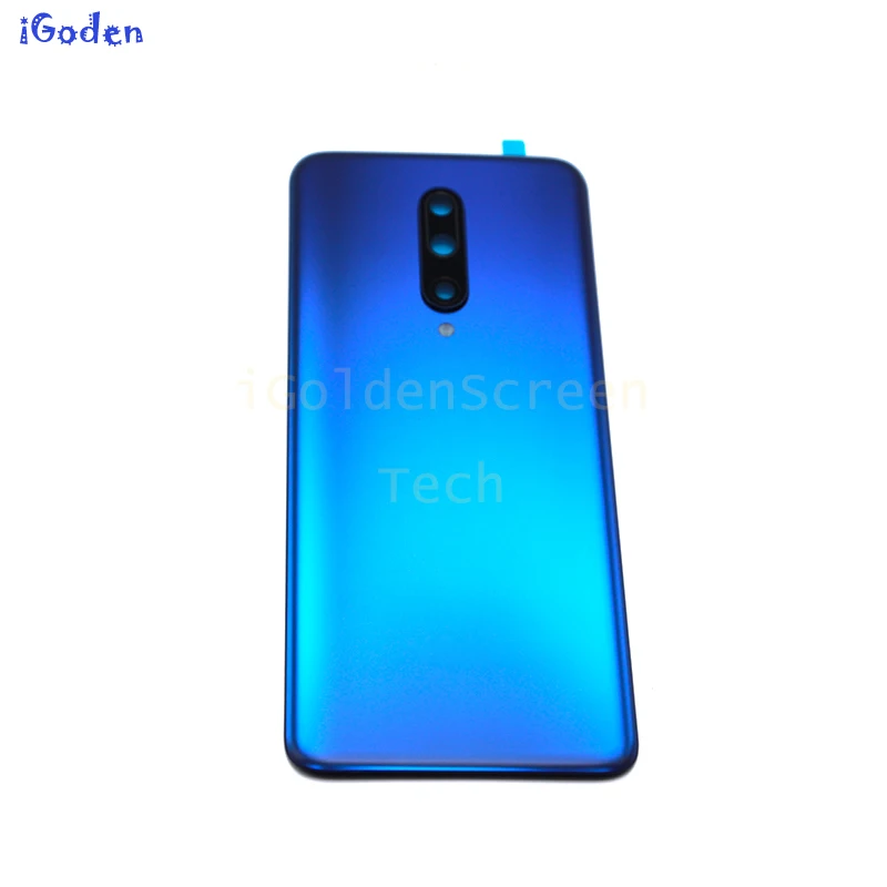 Задний Чехол для oneplus 7 Pro Крышка батарейного отсека задняя дверь Корпус Запасные части для oneplus 7 pro задний корпус