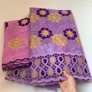 

African bazin riche fabric with beads Latest fashion embroidery bazin lace fabric with net lace 7 yards 7L091701