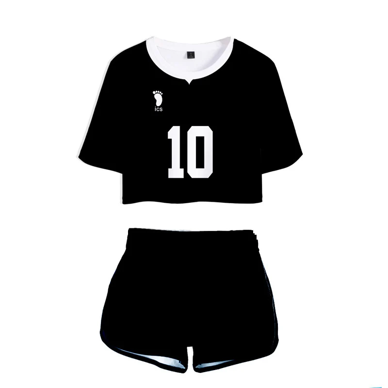 Cosplay&ware Anime Haikyuu Cosplay Costume Hinata Shoyo Shirt Shorts Nishinoya Yuu Sports Karasuno Koukou High School Volleyball Club Women -Zentai shop online H0bcdd916fa9d404499b978d6ce0f5191v.jpg