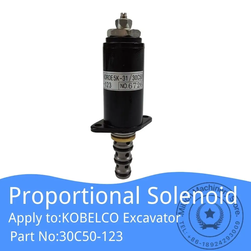 

KDRDE5K-31 30C50-123 Hydraulic Pump Proportional Solenoid Valve for KOBELCO Excavator SK200/210/230/250/350-8-6E