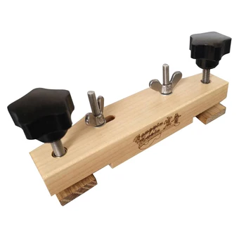 

1 PC Guitar Bridge Clamp Convenient Maple Durable Practical Musical Instrument Gluing Repair Accessory Tool for Wooden Guitar