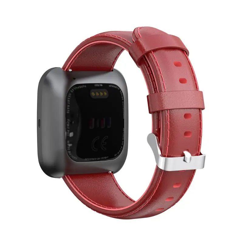 Кожаный сменный спортивный браслет ремешок из искусственной кожи для Fitbit Versa/Versa 2/Versa Lite Smart Watch