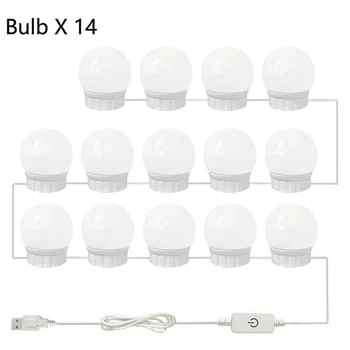 

14PCS LED Bulbs For Mirror Lighting Party Festival Decoration Romantic Ornaments Energy Saving