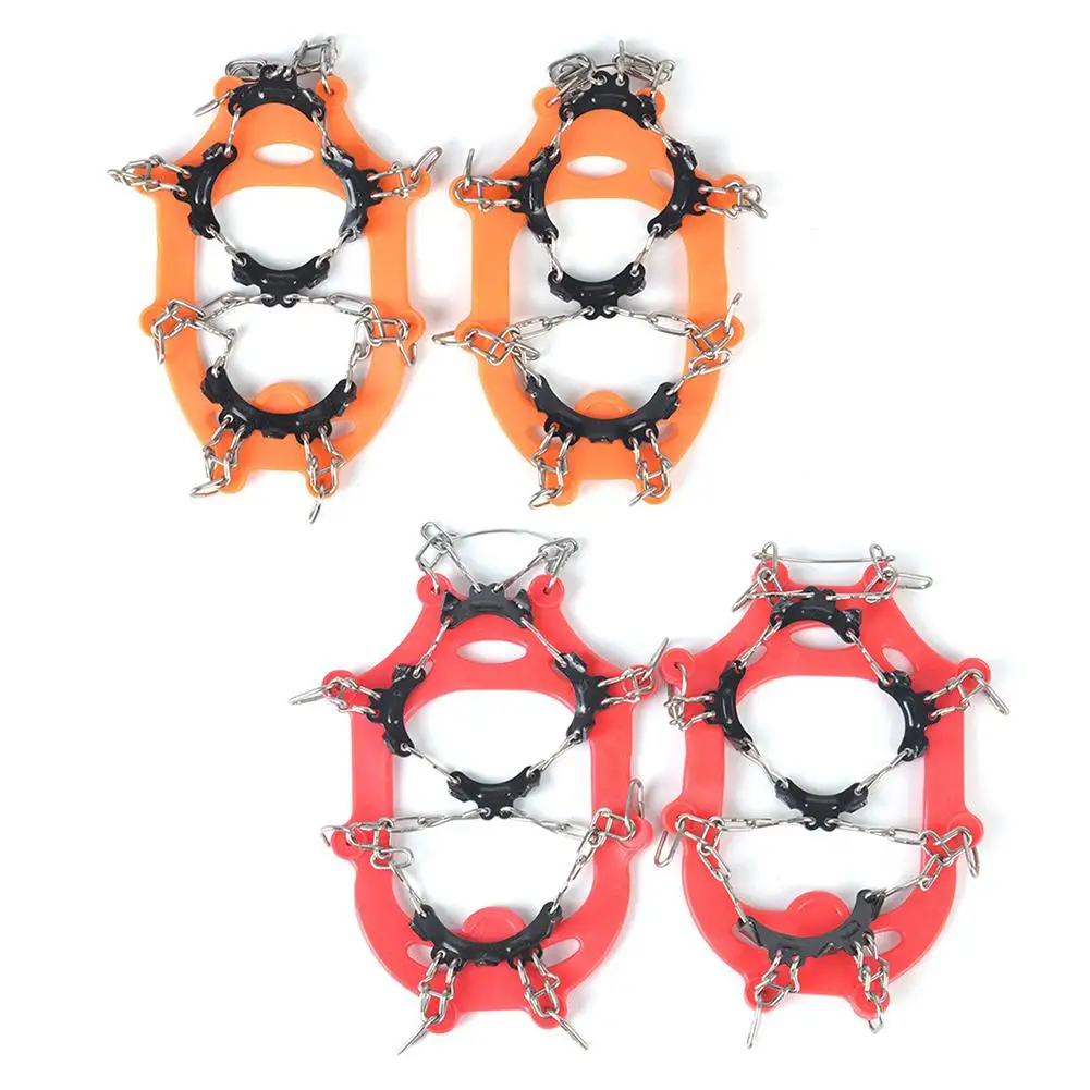 

Ice Cleats Crampons Ice Grippers Anti Slip Traction Cleats Durable Silicone Spike Shoes Ice Crampons Snow Grips For Children