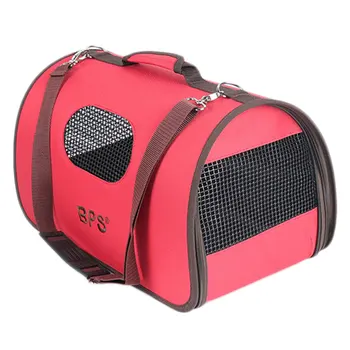 

1Pc Portable Pet Bag Breathable Waterproof Pet Handbag Practical Useful Pet Pouch for Outdoor Travel(Red)