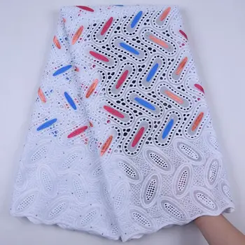 

Newest African Cotton Lace Fabric 2019 High Quality Swiss Voile Lace In Switzerland Embroidery Swiss Voile Lace Fabric S1722