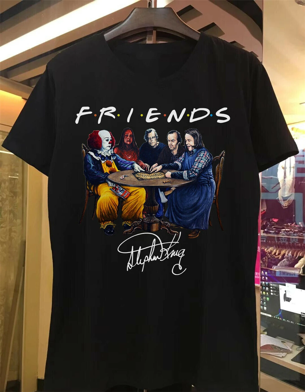 Stephen King Horror Friends Black Shirt 