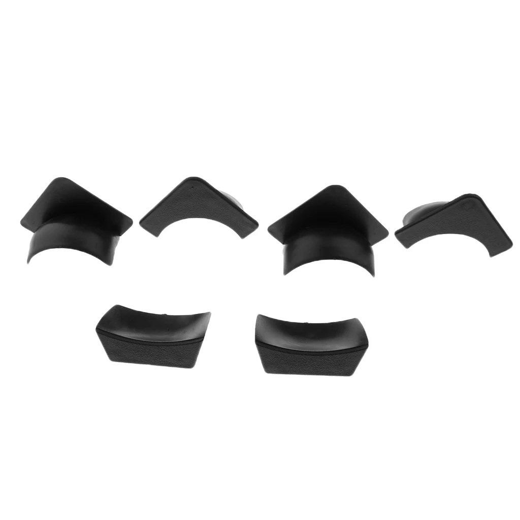 Set of 6 Plastic Replacement Pool Table Pocket Liners - 4 Corner & 2 Side